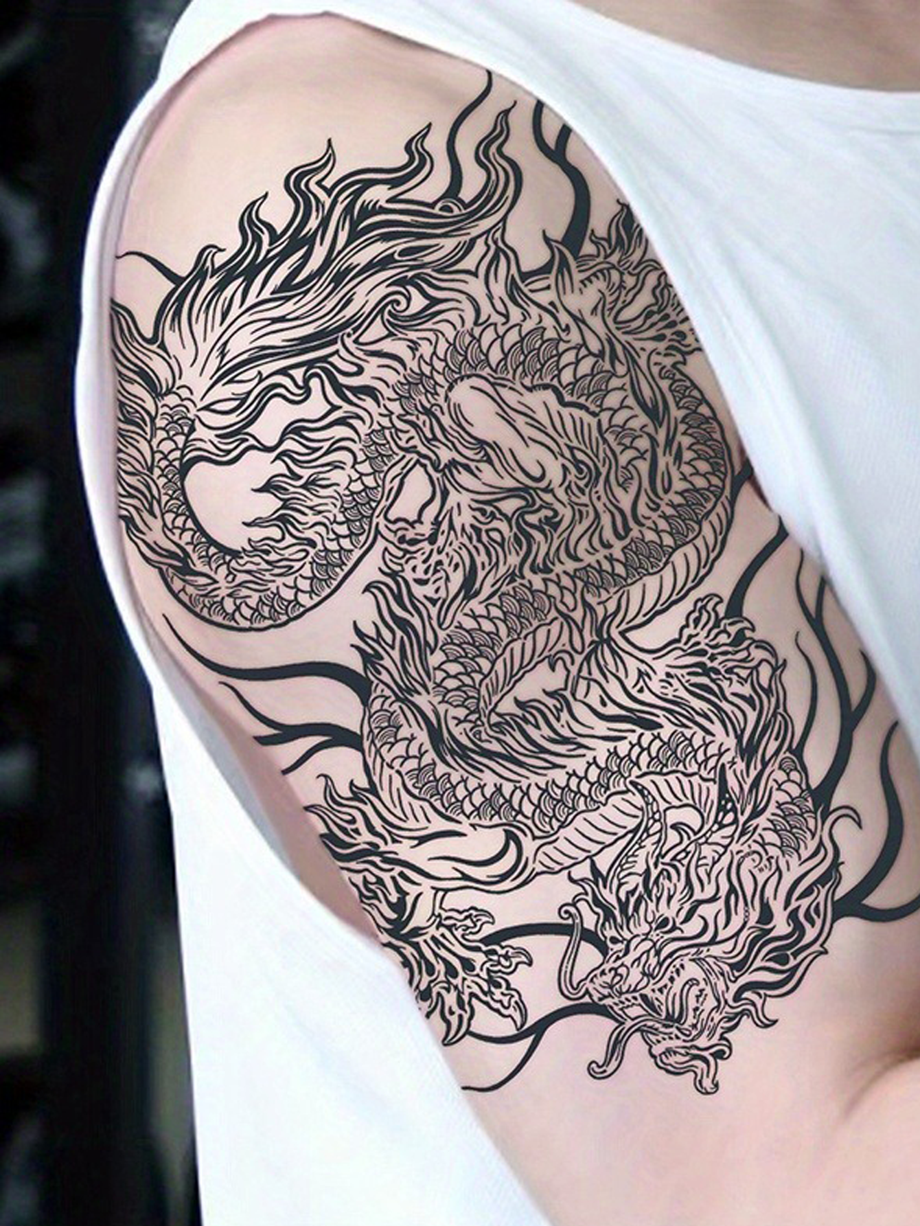 Dragon Semi-Permanent Waterproof Tattoo Sticker